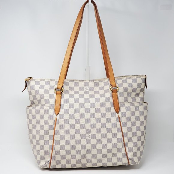 Auth Louis Vuitton Totally MM Damier Azur Tote Bag - Picture 2 of 16
